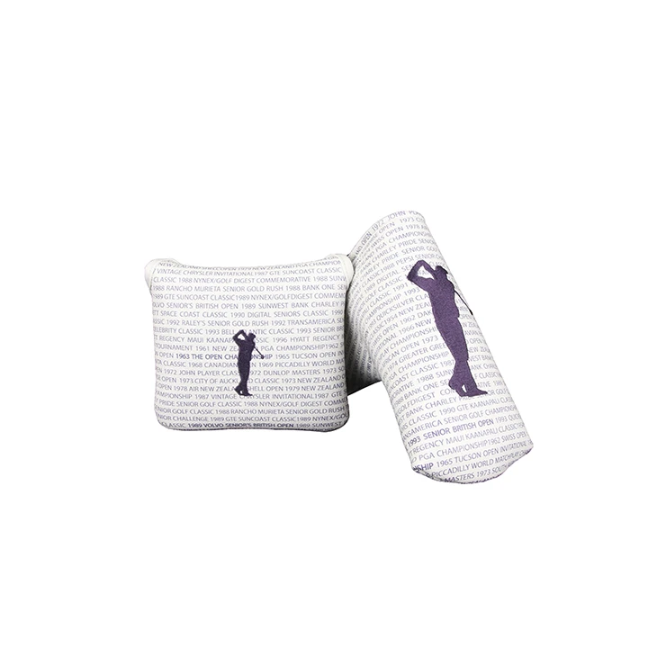 Printed Golf Blade Mallet Putter Headcover Printed Golf Blade Mallet Putter Headcover